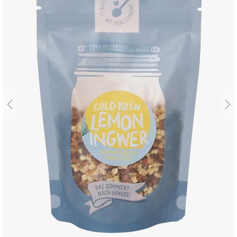 Cold Brew Lemon Ingwer 100 g Doypack 1 Cold Brew Lemon Ingwer 100 g Doypack