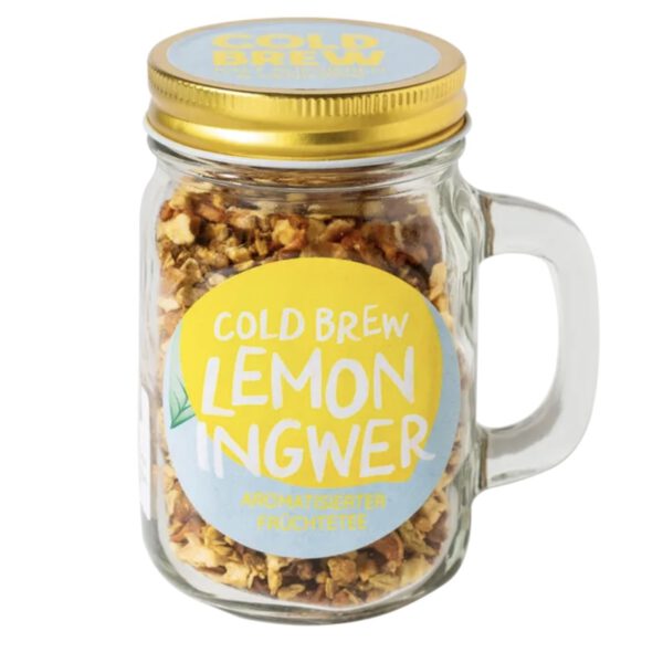 Cold brew Ginger Lemon im henkelglas