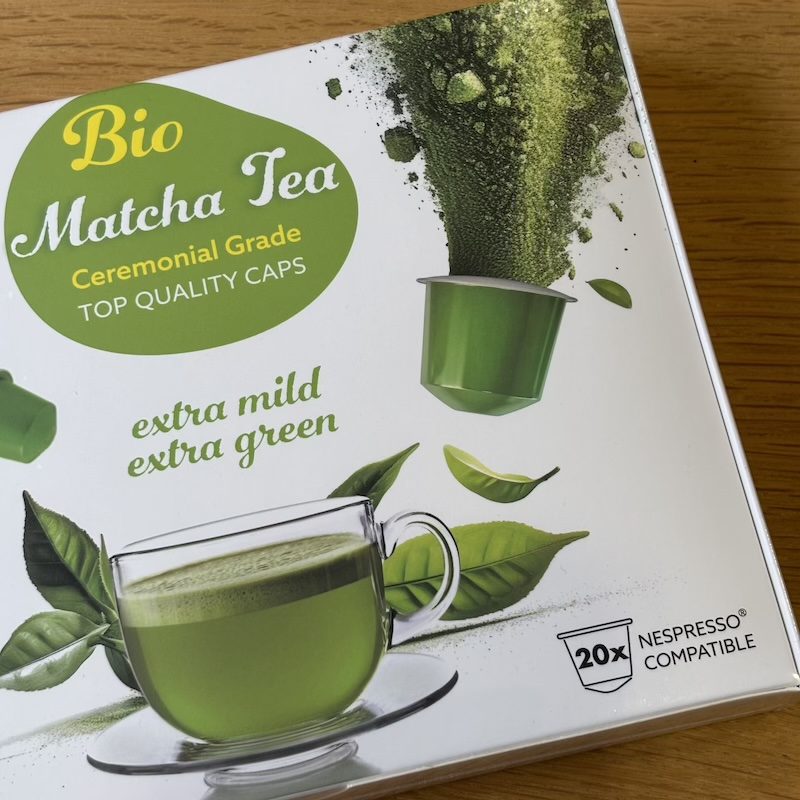 Bio Matcha Kapseln Geschenk Box 20 Stück 1 Bio Matcha Kapseln Für Nespresso, Ceremonial Grade