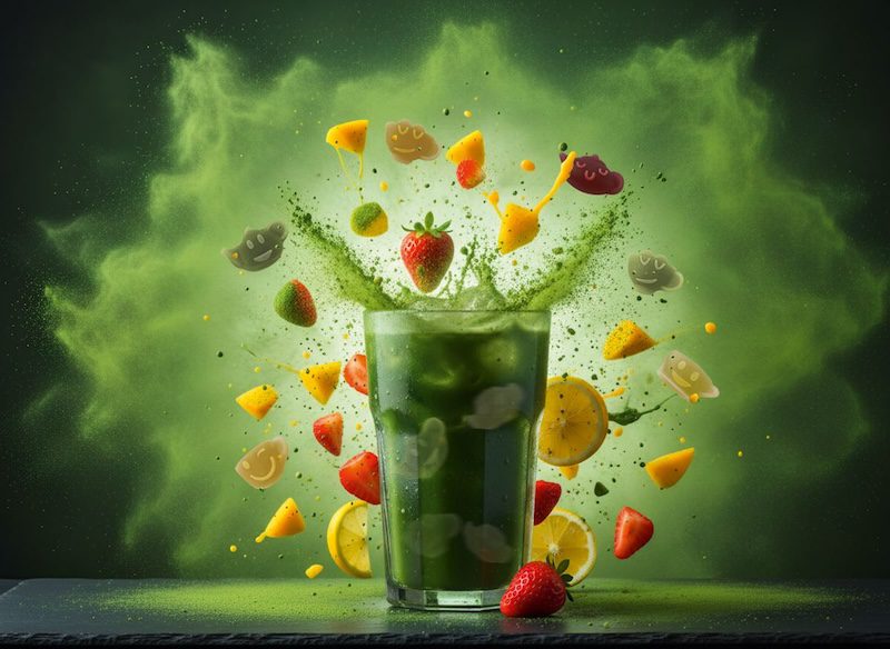 Matcha Fruchtgummi - Matcha pur 1 Matcha Fruchtgummi