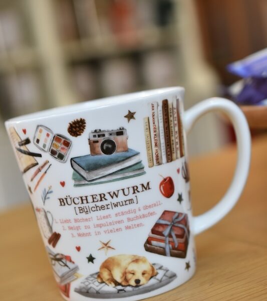 Tasse Bücherwurm 300ml